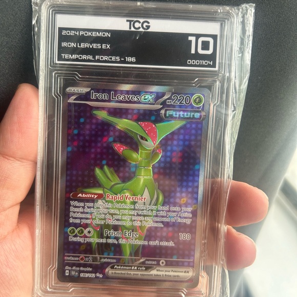 Pokemon Other - Iron Leaves EX Holo Card - TCG 10